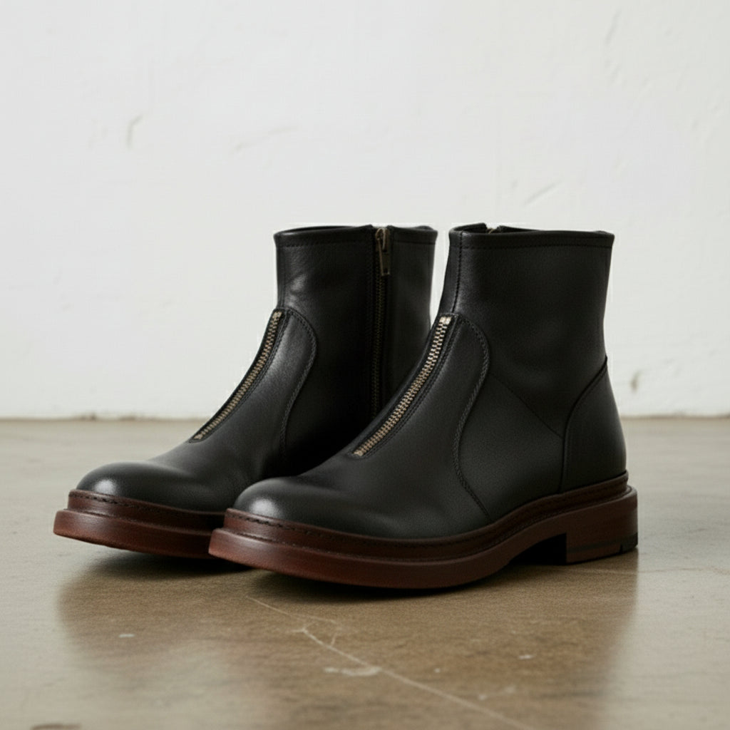 Men's Handmade Leather Ankle Boots