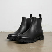 Handmade Men's Cow Premium Leather Ankle Boots