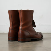 Handcrafted Men’s Cap-Toe Ankle Boots, Smart Casual Style