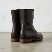Handcrafted Men's  Leather Lace-Up Ankle Combat Boots
