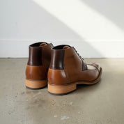Handmade Men's Triple Tone Chukka Boots