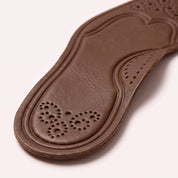 Antique Brown Wingtip Full-Grain Leather Insoles — Adridge