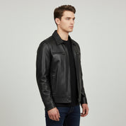Men's Handmade Classic Leather Jacket