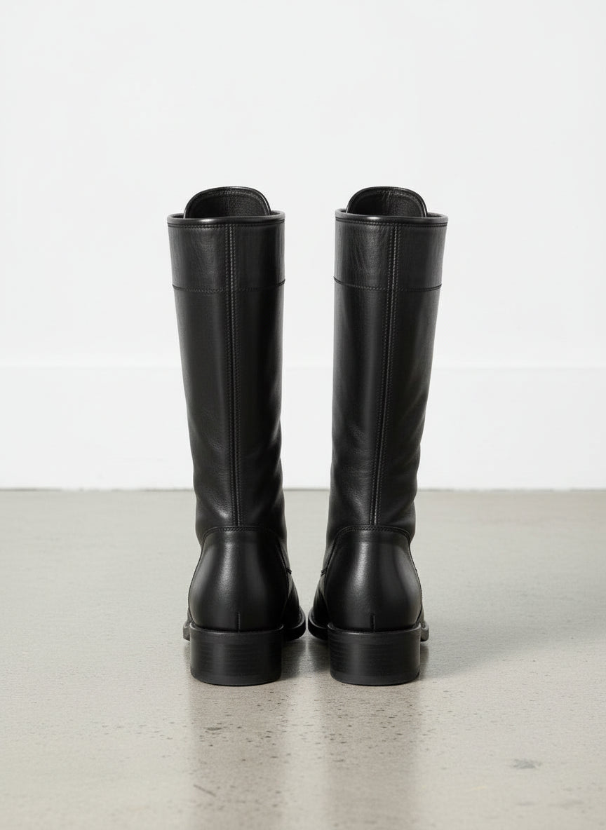 New Handmade Mens Style Superb Leather Boots Long Men Boot Leather