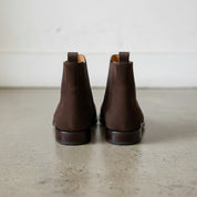 Handmade Men Brown Suede Chelsea Boots, Mens Suede Ankle Boots, Mens Boots