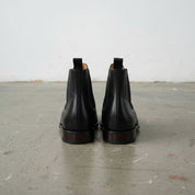 Men's Handmade Black Chelsea Boots - Leather Ankle Footwear