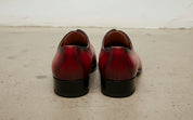 Handcrafted Red Brogue Dress Footwear