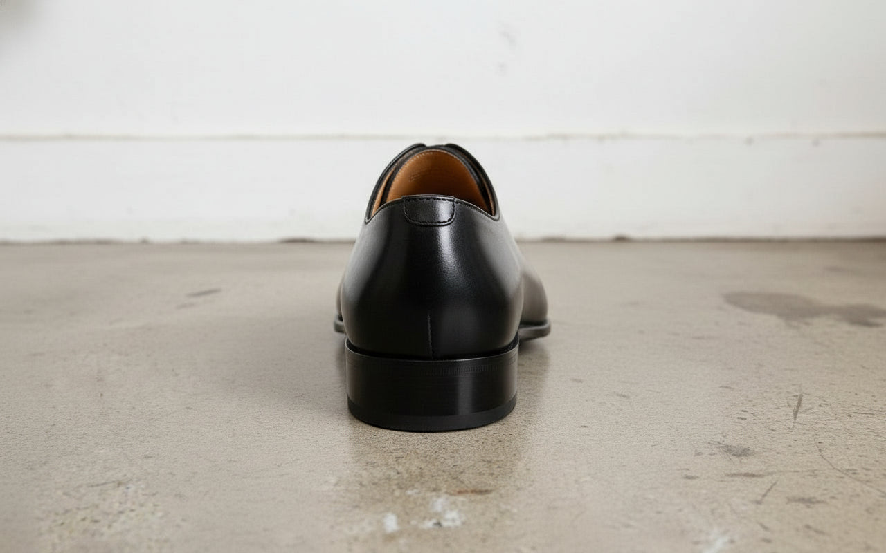 Men's Handcrafted Black Brogue Dress Shoes