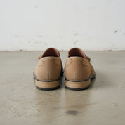 Men's Suede Brogue Slip-on Shoes in Cow Leather
