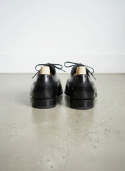 Handcrafted Men's Black Brogue Oxford Dress Shoes