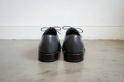 Men's Charcoal Gray Brogue Leather Dress Shoes