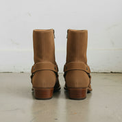 Handmade Men's Cow Leather Suede High Ankle Boots