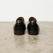 Men's Black Crocodile Patterned Oxford Dress Shoes