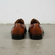 Handmade Men's Tan Leather Brogue Dress Shoes, Men Classic Formal Shoes