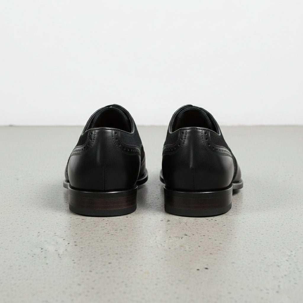 Handmade Two-tone Wingtip Dress Shoes for Men