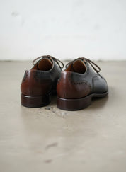 Mens Two Tone Oxfords Wedding Shoes, Mens Leather Dress Shoes, Mens Shoes