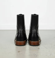Handcrafted Men's Wingtip Leather Ankle Boots