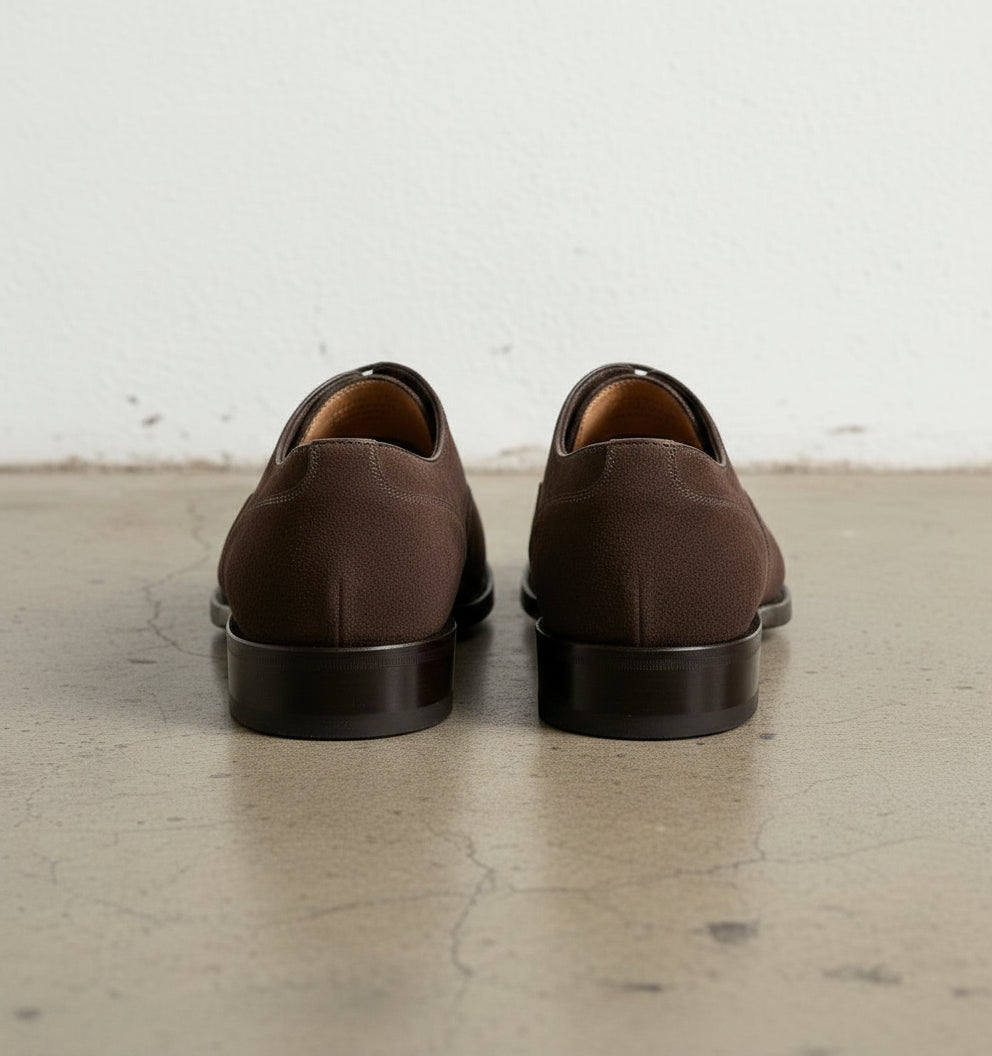 Handmade Suede Lace-up Oxford Dress Shoes