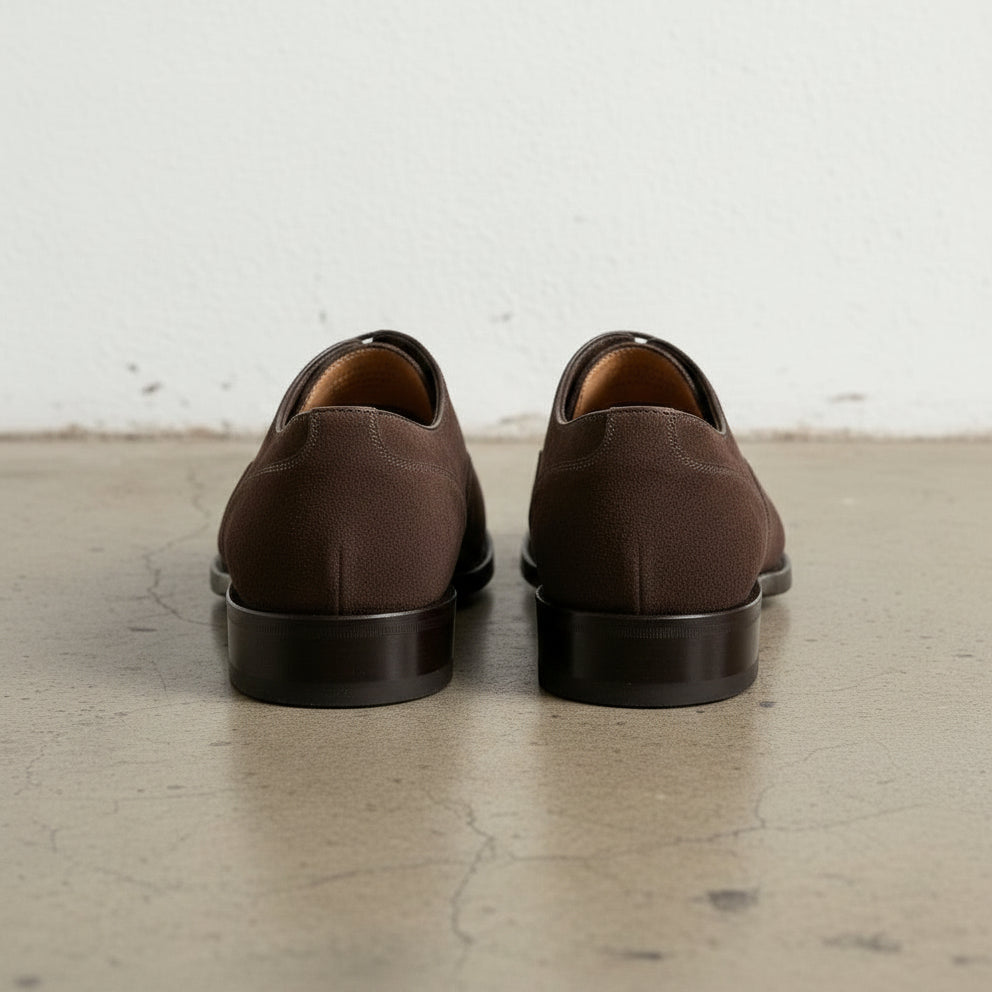 Handmade Suede Lace-up Oxford Dress Shoes