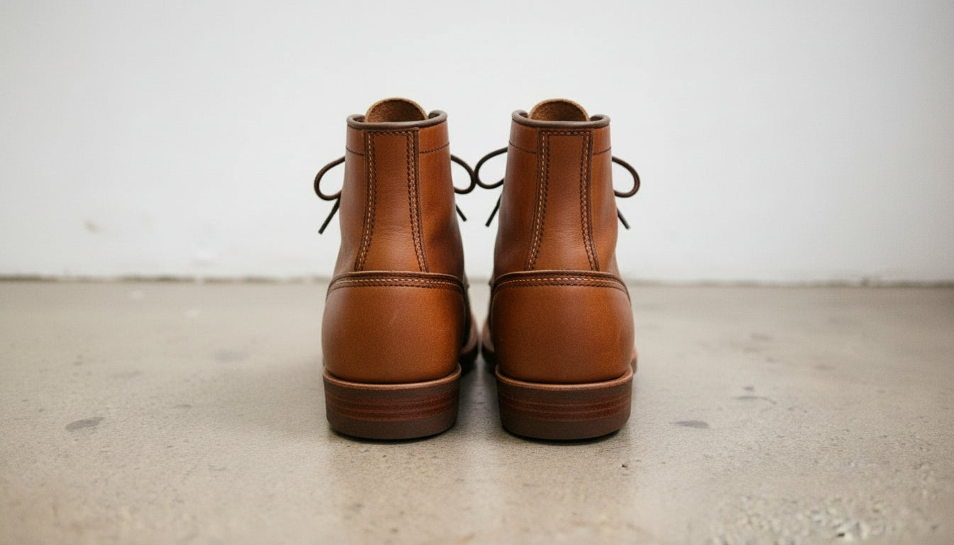 Handmade Men's Tan Brown Leather Ankle Boots