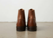 Handmade Men's Brown Lace Up  Ankle Boots