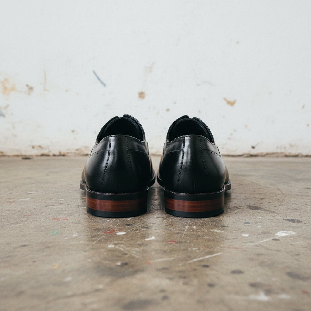 Men's Casual Dress Shoes, Handmade Full Grain Leather
