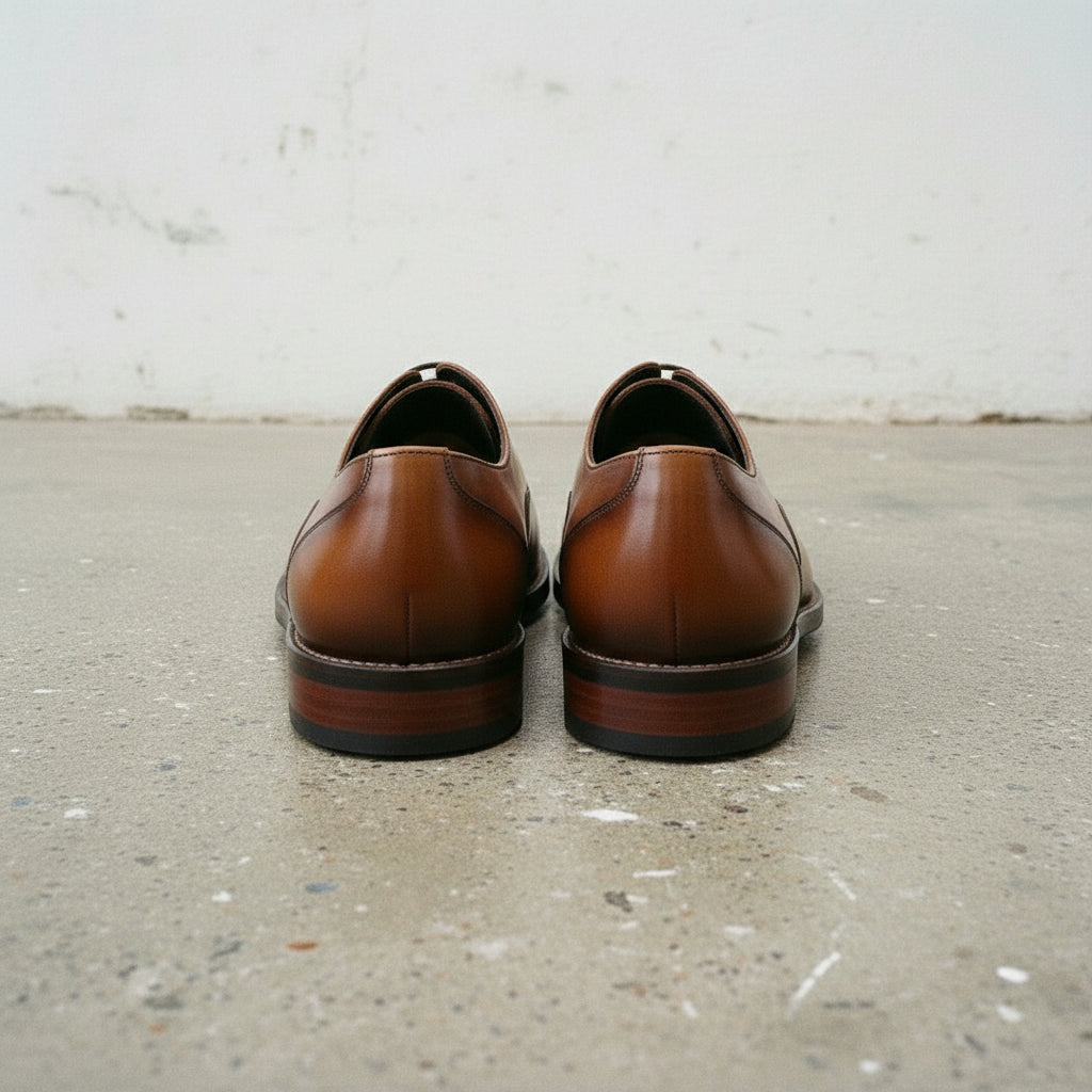 Handmade Men's Full Grain Leather Elegant Oxford Dress Shoes