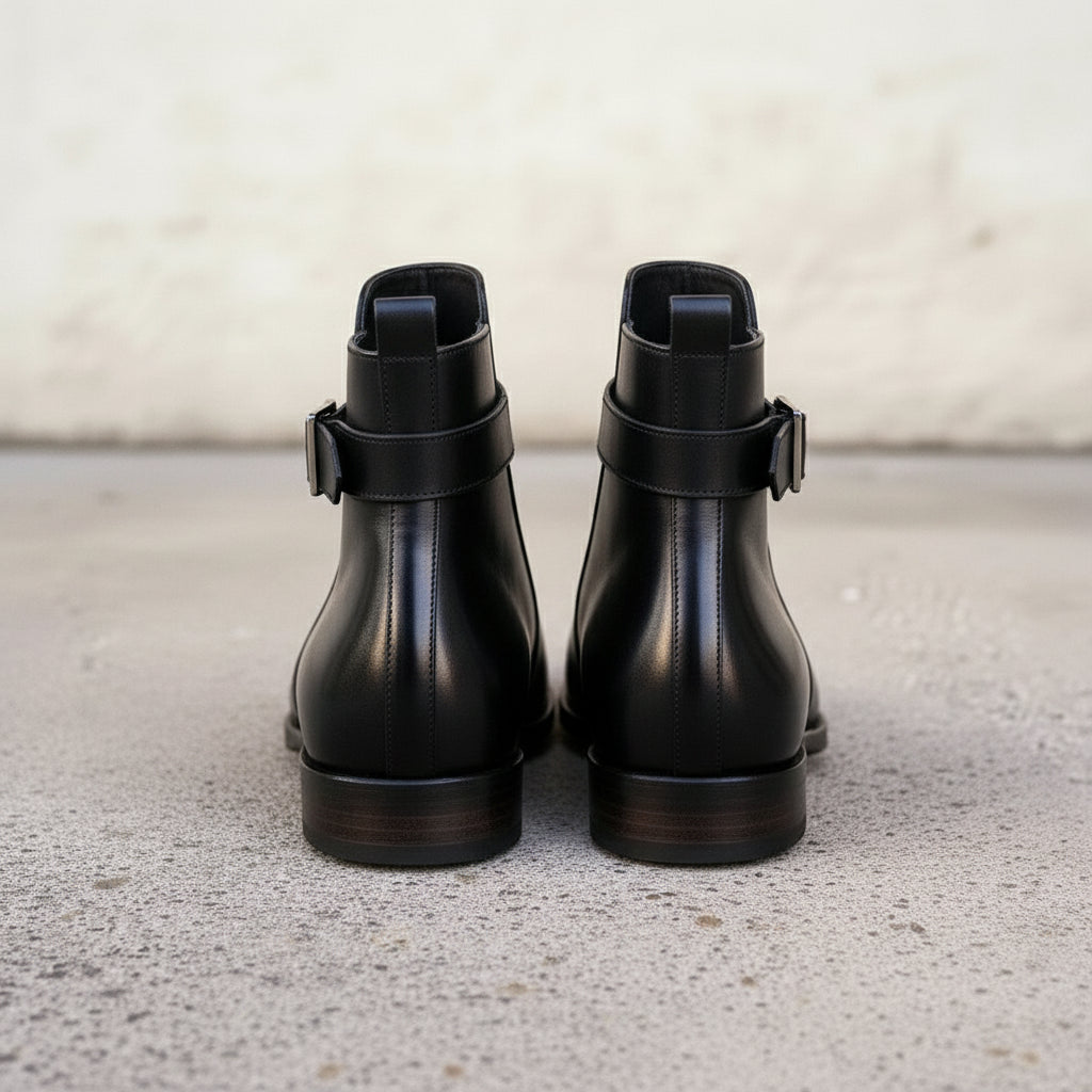 Men's Handmade High Ankle Leather Boots