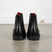 Handmade Unisex Patent Cow Leather High Ankle Boots