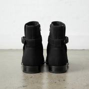 New Jodhpurs Ankle Boot, Men's Black Ankle High Suede Leather Boot