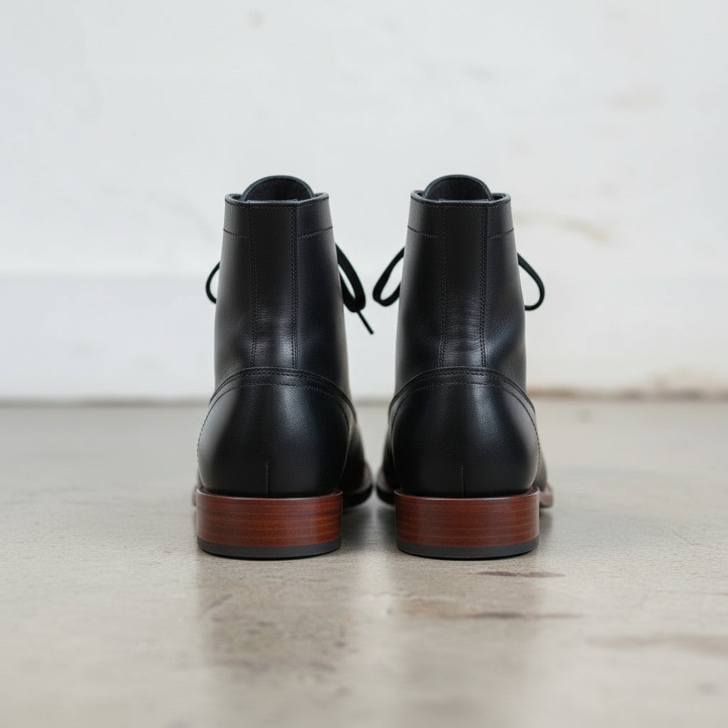 Men's Handmade Cap-Toe Leather Ankle Dress Boots – Rebels Market