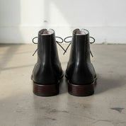 Handmade Men's Two Tone Cap Toe Lace Up Ankle Boots