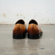 Men's Cap-toe Leather Dress Shoes for Formal Occasions