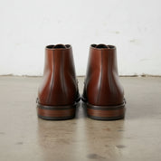 Handcrafted Men's Leather High Ankle Chukka Boots