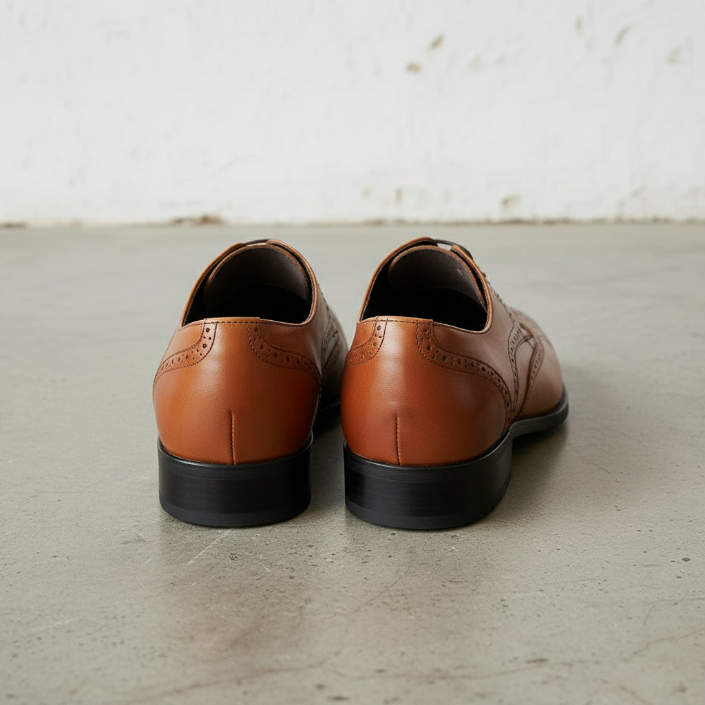Men's Handmade Leather Brogue Dress Shoes