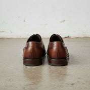 Handmade Men's Full Grain Leather Brogue Formal Dress Shoes
