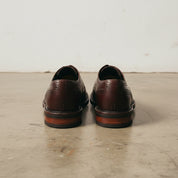 Handmade Men's Black & Brown Leather Wingtip Dress Shoes