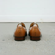 Handmade Men Tan Brown Leather Shoes, Leather Moccasins Loafer
