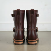 Men's Brown Full-Grain Leather Rider Boots