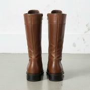 New Handmade Mens Style Superb Leather Boots Long Men Boot Leather - Brown