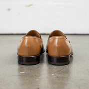 Men's Rich Tan Tassel Loafer Handcrafted Calf Leather Dress Shoes