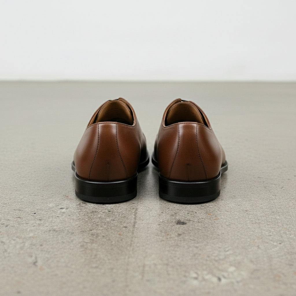 Men's Brown Leather Oxfords
