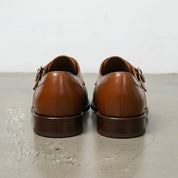 Men's Brown Leather Monks