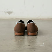 Handmade Men's Brown Suede Leather Loafers