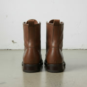 Handcrafted Men's Brown Combat Boots