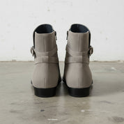 Men's Light Gray Suede Jodhpur Boots