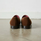 Men's Brown Suede Tassel Loafers