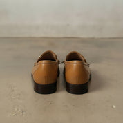Men's Tan Leather Bit Loafers