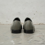 Men's Olive Gray Cap-Toe Leather Oxfords — Abberline