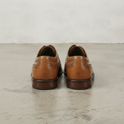 Men's Tan Wingtip Leather Brogue Derby — Bathwick — Bathwick